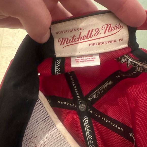 Mitchell and ness chicago hat fitted hardwood classics cap adjustable - Picture 6 of 6